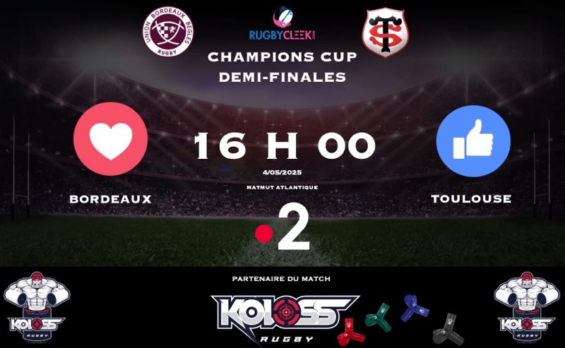 Agathe1602's tweet image. Je regarderai en dégustant une #chocolatine car je n'aime pas les cannelés 🤪
#Stadetoulousain ❤️🖤🏉 #ChampionsCup #UBBvST