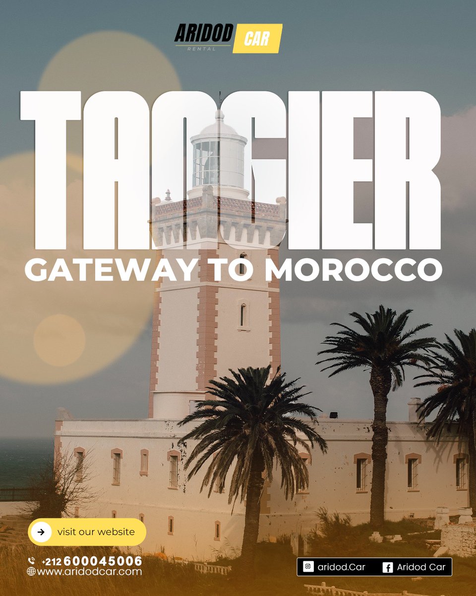 AridodCar's tweet photo. Explore Tangier with ease! Rent a car with or without a driver – SUVs, economy, and luxury options available. Airport pickup included.
your trusted travel partner in Tangier – for smooth, stylish,  transport.

#CarRentalTangier #RentACarTangier #TangierMorocco #SUVTangier https://t.co/7ICjS1jxNa
