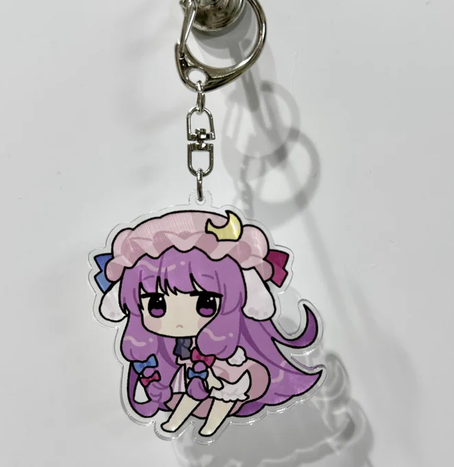 単品のうさぎぱちぇさんアクリルキーホルダーのサンプルです!