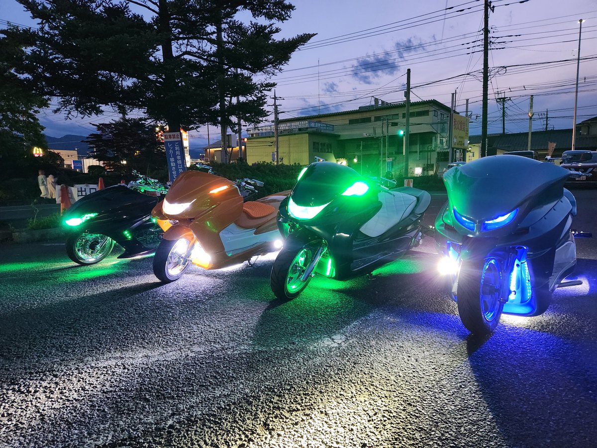 S38414816's tweet photo. ナイツー🏍️うぇい✌
#MJ工房
#ツーリングクラブCSB https://t.co/qxFy9SSb46