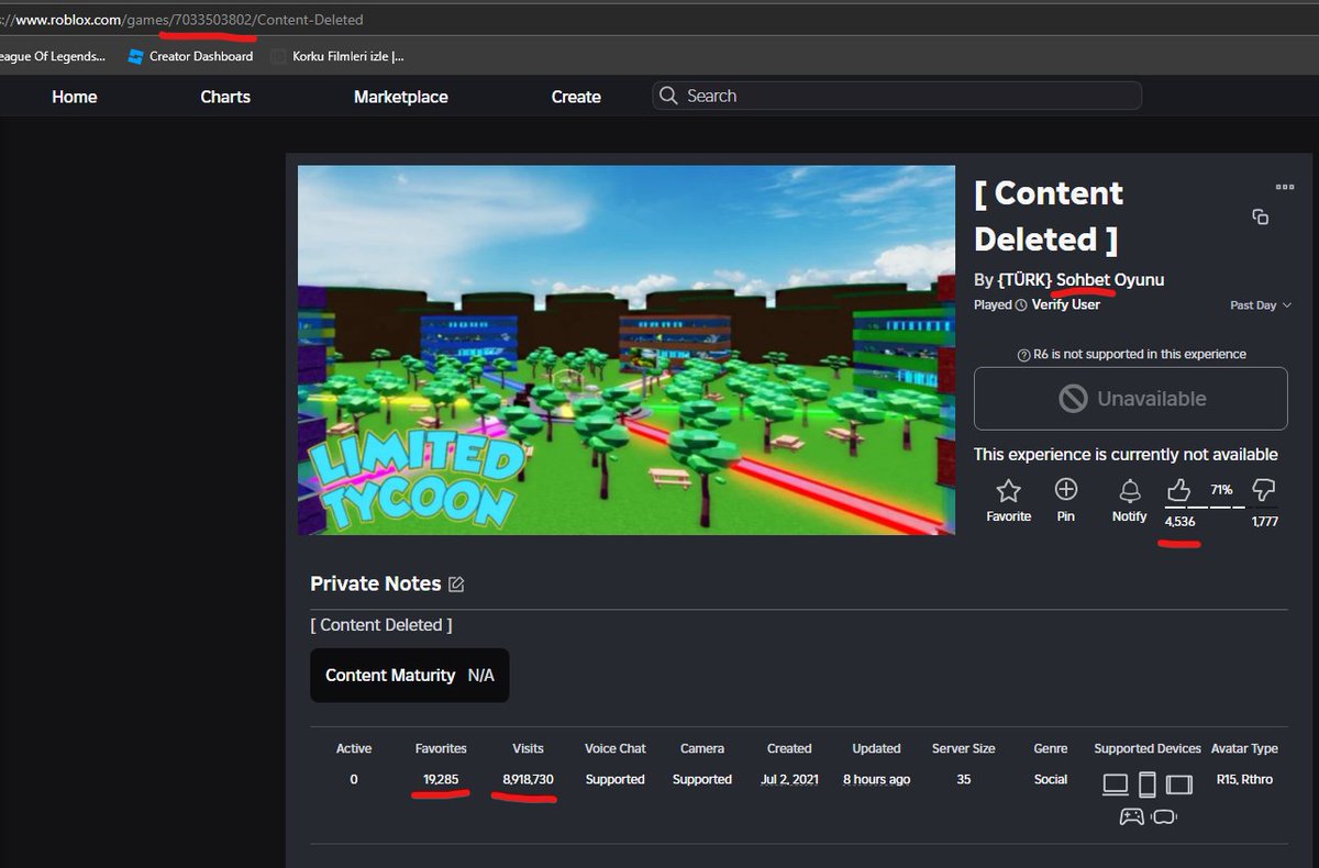 <a href="/Roblox/">Roblox</a> #ROBLOX <a href="/RBLXNews/">Roblox News</a> <a href="/KreekCraft/">KreekCraft</a> <a href="/SharkBloxYT/">SharkBlox🦈</a> <a href="/Chaseroony/">chaserpoopy</a> 

I'm done.
The automated means is getting out of control.
I thought I'd be happy getting unbanned, but this is just ridiculous. 

It says: Sohbet - Chat 
HOW THE FUCK IS THIS CHILD EXPLOITATION?

Reinstate Taken_XQ.