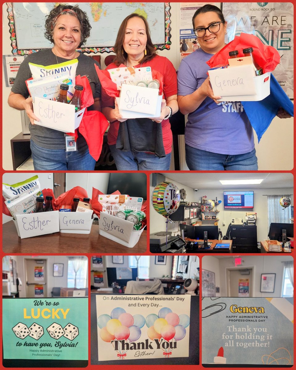 Early College RRISD (@echs_rrisd) on Twitter photo We appreciate our Wonderful Administrative Professionals for all the support and assistance they provide <a href="/ECHS_RRISD/">Early College RRISD</a> students, staff & families. Happy Administrative Professionals Day! THANK YOU, Mrs. Lugo, Mrs. Brudeseth and Mrs.Guardiola!🦉 <a href="/RoundRockISD/">Round Rock ISD</a> <a href="/ACCHSPrograms/">ACC High School Programs</a> We appreciate our Wonderful Administrative Professionals for all the support and assistance they provide <a href="/ECHS_RRISD/">Early College RRISD</a> students, staff & families. Happy Administrative Professionals Day! THANK YOU, Mrs. Lugo, Mrs. Brudeseth and Mrs.Guardiola!🦉 <a href="/RoundRockISD/">Round Rock ISD</a> <a href="/ACCHSPrograms/">ACC High School Programs</a>