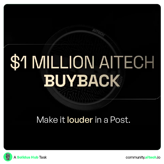 mf_uzhii's tweet photo. Ada yang menarik nih dari @AITECHio 

Pada Mei 2025 ini direncanakan akan dilakukan buyback sebesar 1 juta USD $AITECH di CEX, ini dilakukan untuk menguatkan likuiditas

Selengkapnya👇

#AITECH #Blockchain #AI https://t.co/BVuqOd7AfA