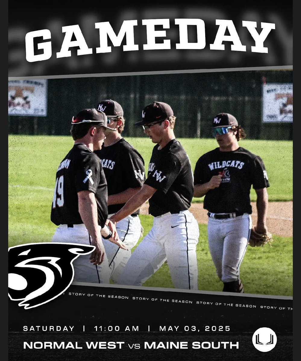 NWWildcatsBB's tweet photo. Clash of the Titans: 4A Showdown 🆚 @MaineSouthBases 
Get ready for a battle as two powerhouse teams collide in a high-stakes 4A matchup!

⏰ 11AM 
🏟️ Normal West Varsity Field 
📍 501 N Parkside Rd. Normal 

Follow along on Gamechanger ⬇️
https://t.co/LsaW9qRhlv https://t.co/4ggKhzxZxJ