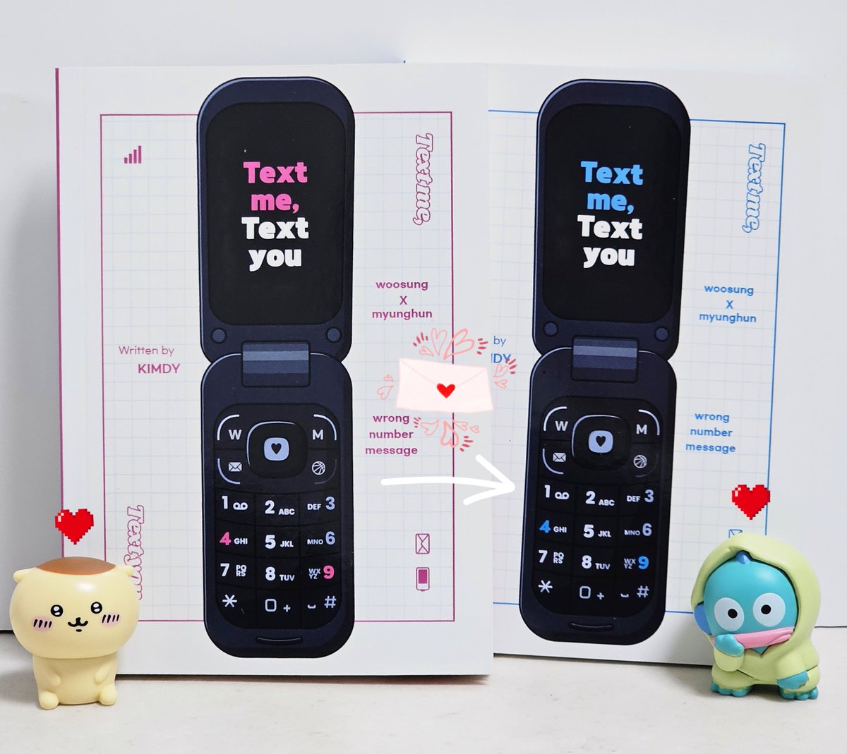 킴디님의 작고 소중한 회지가 왔습니다🥹💕 콤팩트한 사이즈가 핸드폰 문자 메세지랑 너무 잘 어울리고, 우성이와 명헌이가 주고 받는 대화들이 정말 귀엽고 사랑스러웠어요!
통판 감사합니다~! <a href="/kimdy0904/">KIMDY</a> ❣️