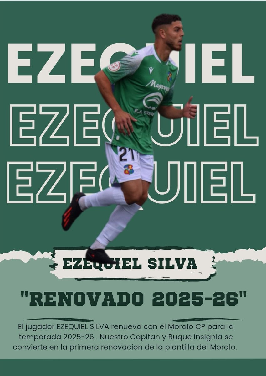 MORALO_CP's tweet photo. SORPRESA YA TENEMOS LA PRIMERA RENOVACIÓN PARA LA TEMPORADA 2025-26 https://t.co/82CVTIZXUu