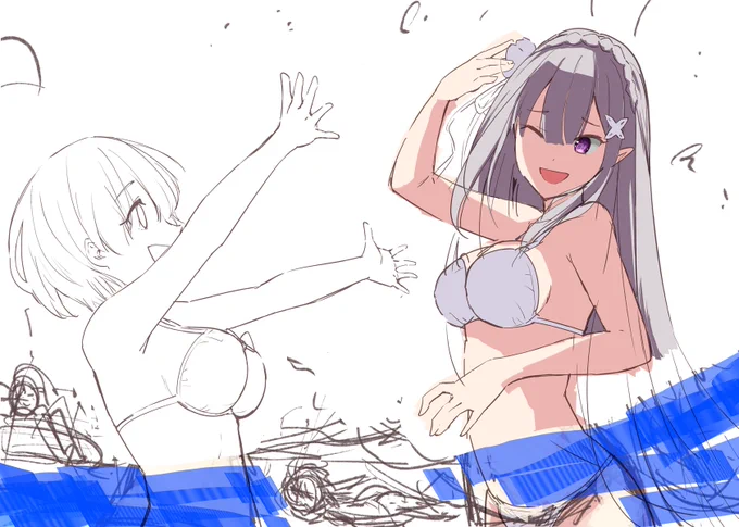 データ整理してたら発見 ラフで止まってました 完成見たいのあったら教えてください