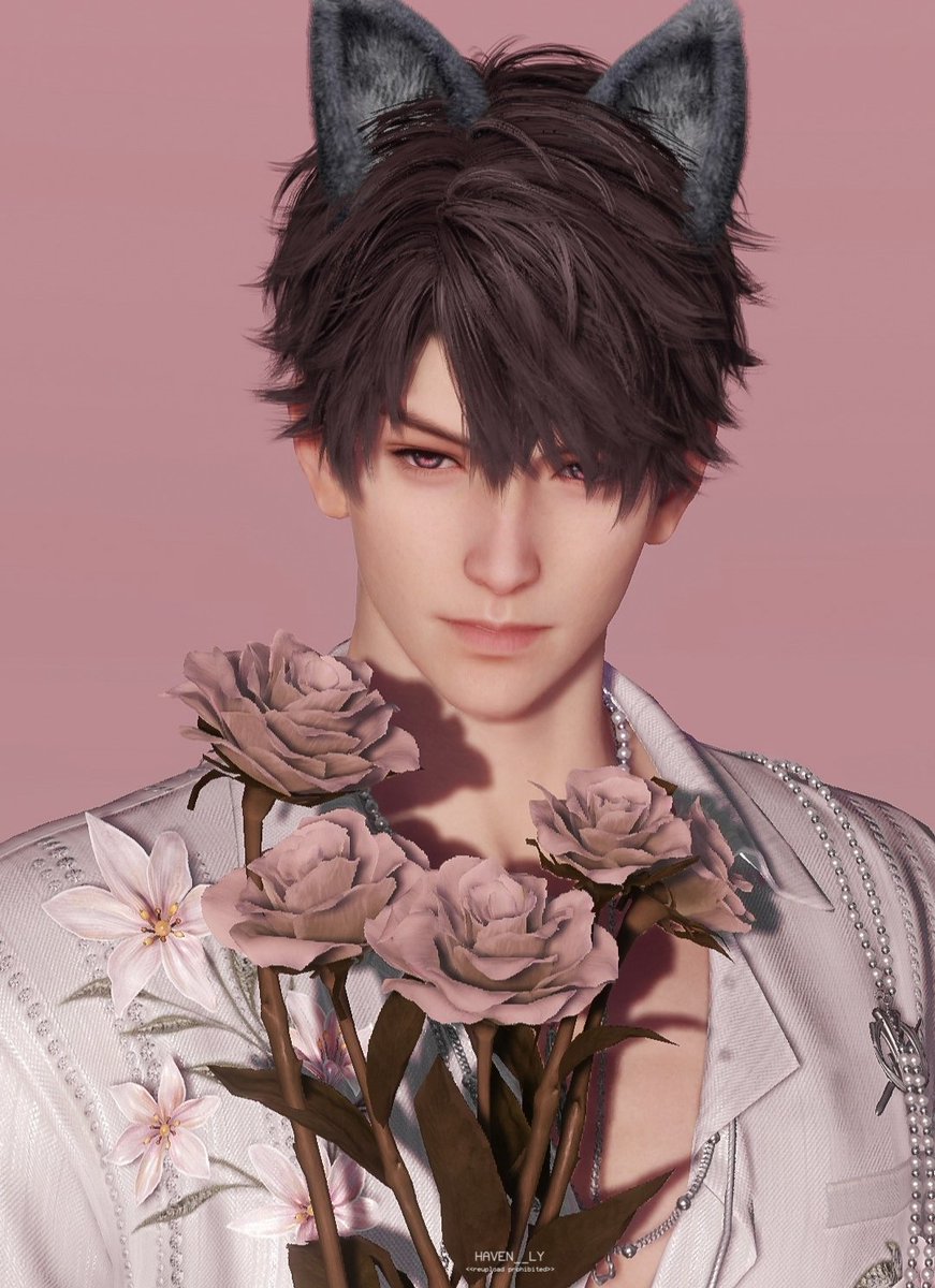 woof? Flowers for you.