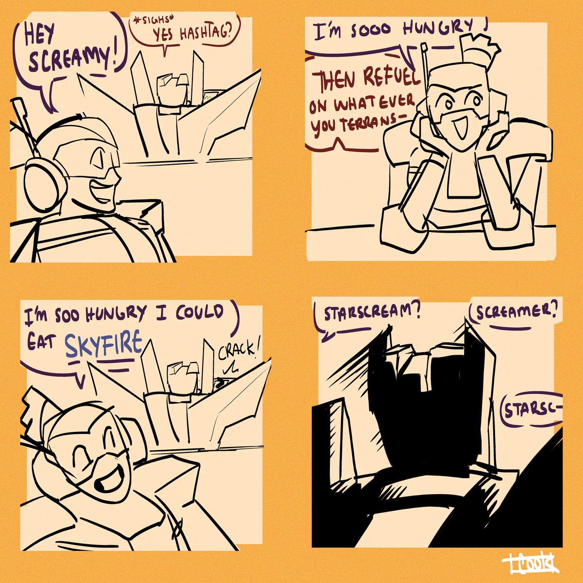 She broke him #earthspark #tfearthspark #skystar #transformers #TFhashtag #skyfire #starscream