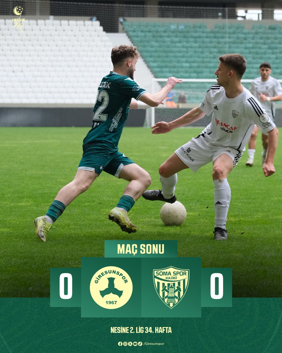 Maç sonucu: Giresunspor 0-0 Somaspor

#GRSvSMS