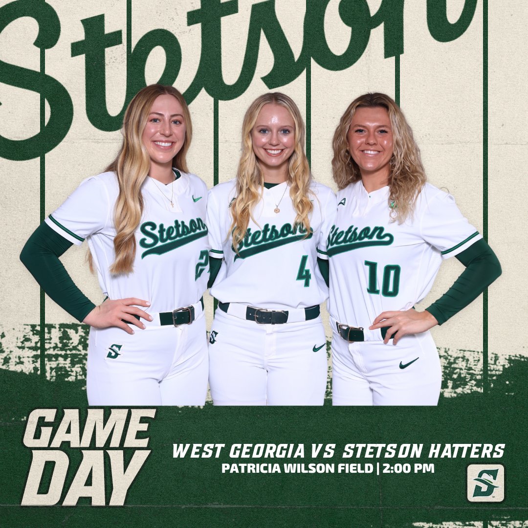 Wrapping up the regular season on Senior Day!

🆚West Georgia
🕑2:00PM
📊bit.ly/3EvkmOA

#GoHatters | #Legacy | <a href="/StetsonHatters/">Stetson Hatters</a>