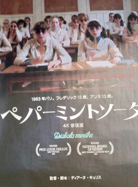 jeremielgarnet's tweet photo. シネマ神戸で『ペパーミントソーダ』1963年パリのリセ・エンヌ姉妹の日常。十代の時に観てたら好きすぎて悶絶したであろう。女の子達のお洋服やアパートの部屋全てが可愛い。この世界に浸っていたくて終わるのが寂しかった。少女達は幼さを残してるけどやっぱりフランスって大人な国なのだなと思う。 https://t.co/j0bX6hy64G