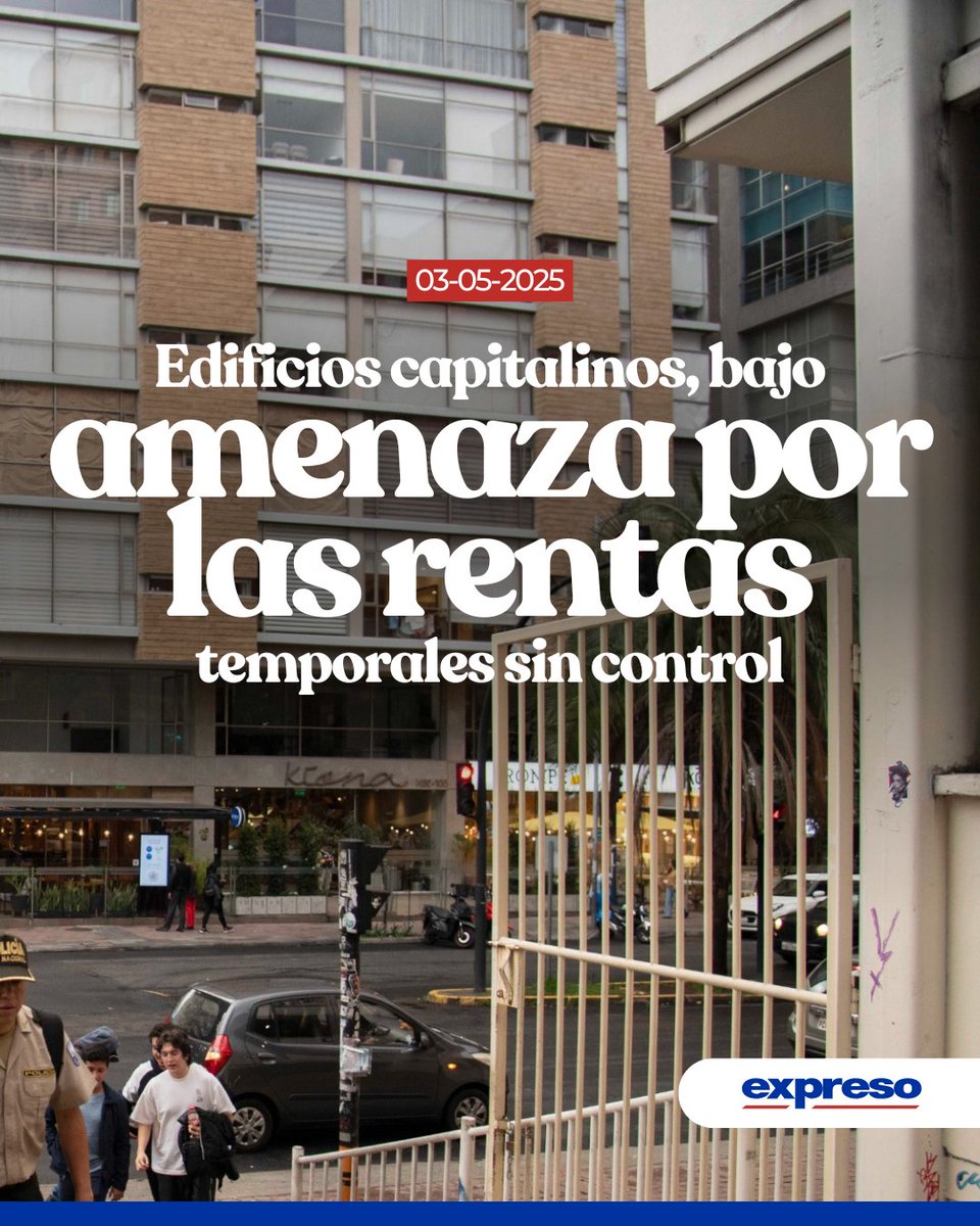 Expresoec's tweet image. La inseguridad en Quito ya no está solo en la calle: ahora también se cuela en edificios, donde desconocidos ingresan sin control mediante alquileres por horas o días.

Lee más 👉 bit.ly/4d3GU6b