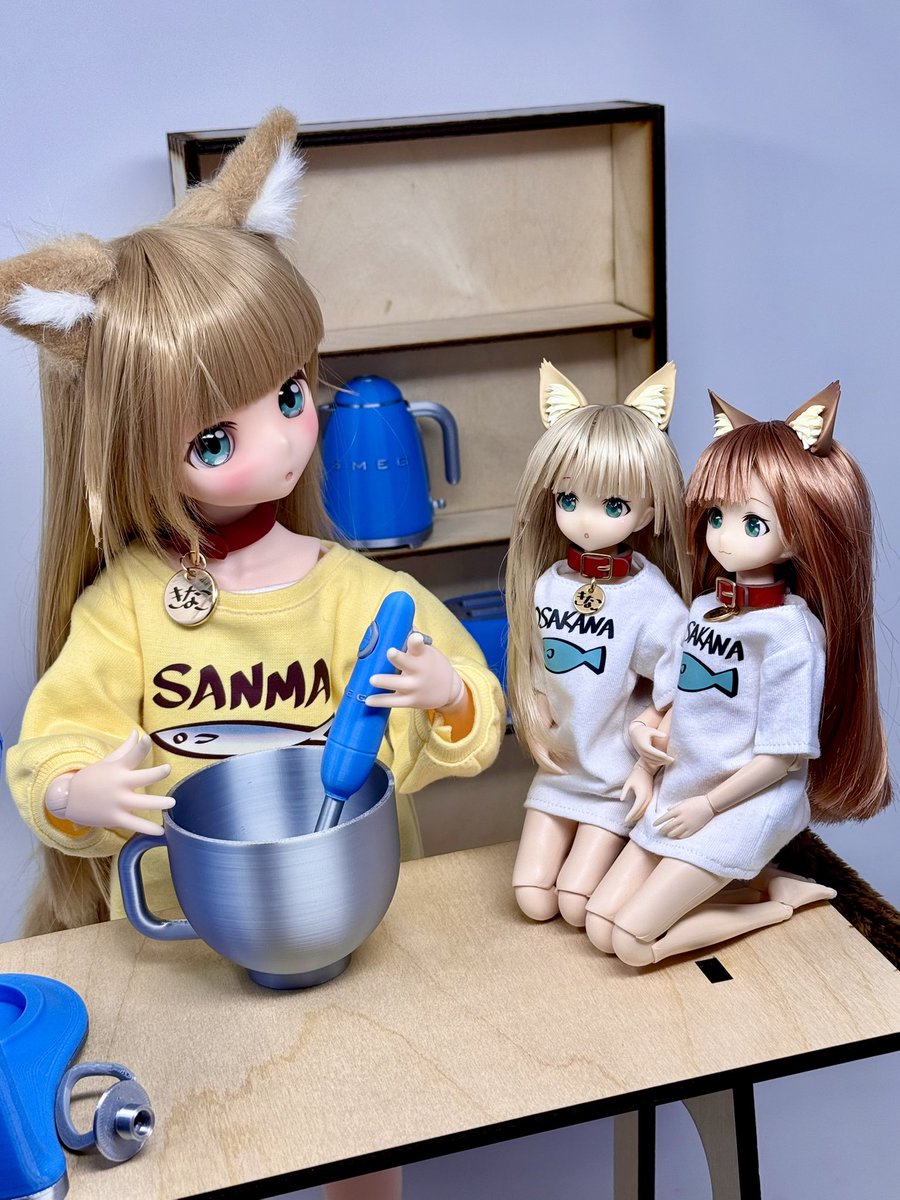 MimiBarnard's tweet photo. Kinako is star baker 🧑🍳 😸 #kittyfun #dollbot #bjd #doll #kinako #dollhobby #chaos #funtimes #mischiefmakers #mischief #kawaii #mycatisakawaiigirl #animedoll #DOLLBOT
#DBCきなこ🐾 🐾 https://t.co/FcpPqycIda