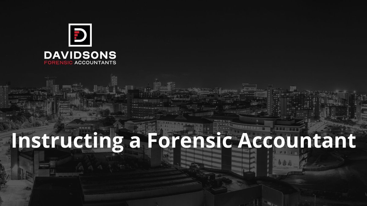 DavidsonsFA's tweet image. What information should you send to a forensic accountant, in order that they can prepare a quotation? 

Find out here: davidsonsforensic.co.uk/resources/faqs/ 

#ExpertWitness #ForensicAccountant #Solicitors #Barristers