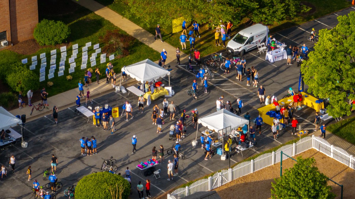 MyDronePro's tweet photo. Olney, MD - The Olney Days 10K Family Bike Ride rolled out this morning from Oakdale Church! @OlneyCivicFund @OlneyNews @MoCoRec @TheMoCoShow @ModeratelyMoco @MoCoPGNews @terrihogan https://t.co/zjYM0g19uC