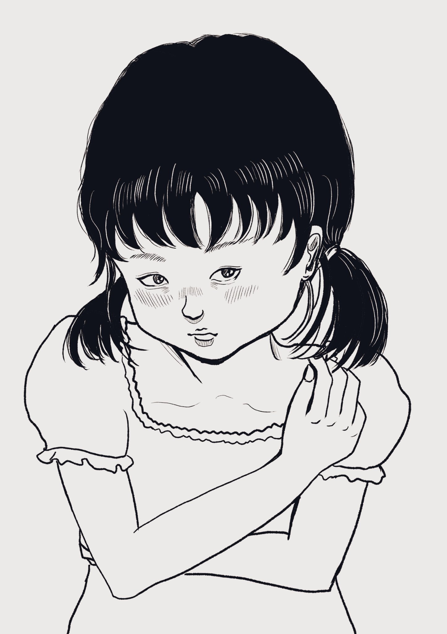 手描きイラスト　リク21 リク絵の ぷりっつｻﾝ #プリうま #illust