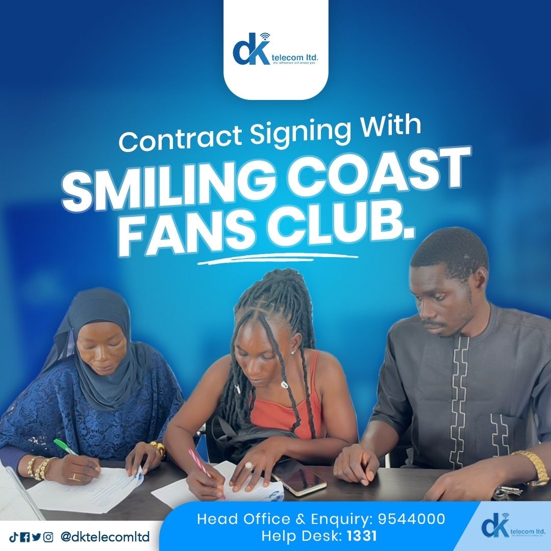 DKtelecomLtd's tweet image. Big News!🚨🚨

We just signed a game-changing partnership to bring fans closer, stronger, and louder than ever before!

Get ready for epic vibes, exclusive content, and unforgettable experiences — this is just the beginning!

Let’s make The Gambia smile even brighter!

#DKtelecom