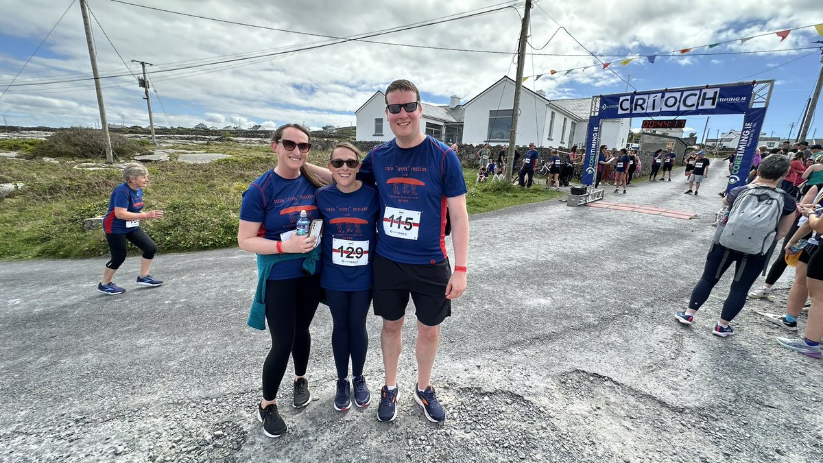 Tá áthas an domhain orainn a bheith ar Inis Meáin inniu d’ #InisIronMeáin2025 🏃‍♂️👏