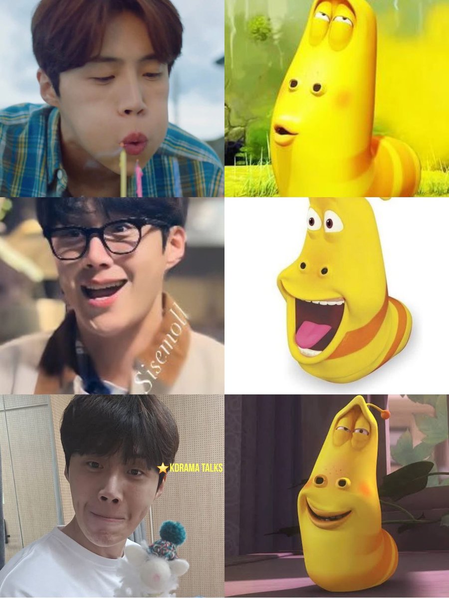 hajar2906's tweet photo. Saw this again😂😂😂
Seonho as the yellow larva
Mianhe seonho yaa~ we miss your dramatic face so much https://t.co/IwdnQiCew5