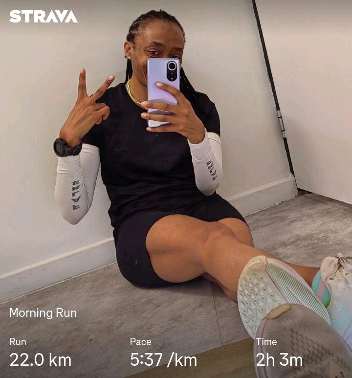 I had to opt for the treadmill instead of the road. Always have plan B handy, durung training and during a race.
#FetchYourBody2025
#ipaintedmyrun
#Glamourous5K