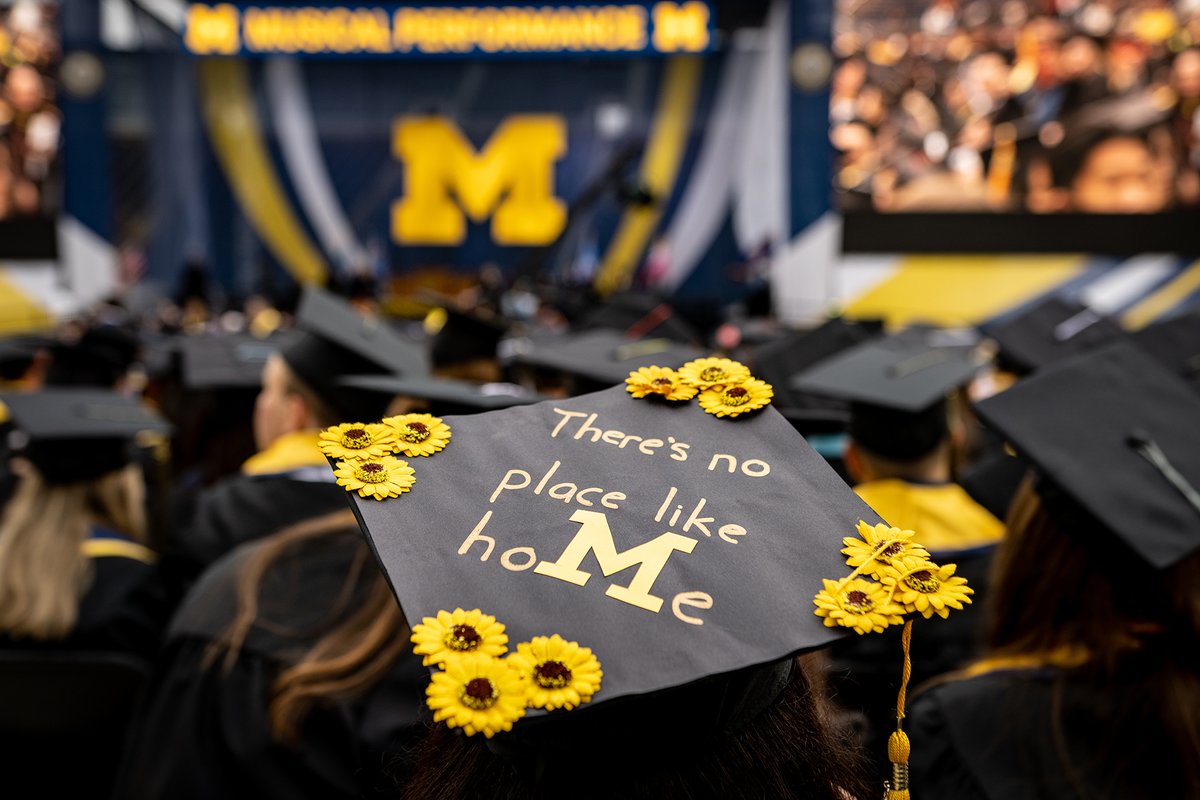 🎓 Happy Spring Commencement weekend! #GoBlue