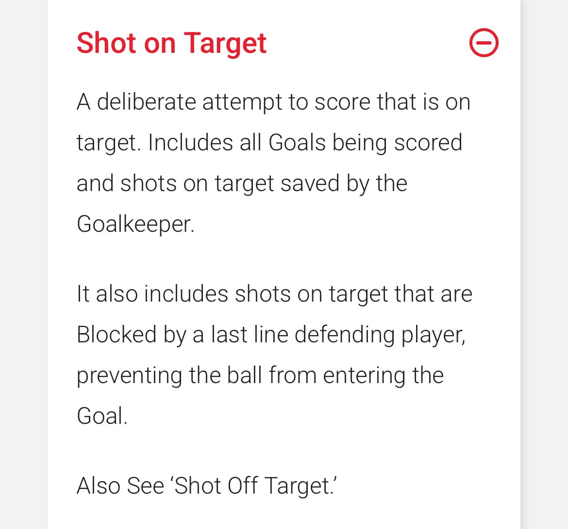 BigFoot_147's tweet photo. @OorRoy @OptaJoe @OptaSTATS @OptaJoe do what’s right! Doesn’t say in the rules that a corner has to be given as well! You’ve acknowledged the shot and there is evidence of the save! https://t.co/2buOHvSGBw