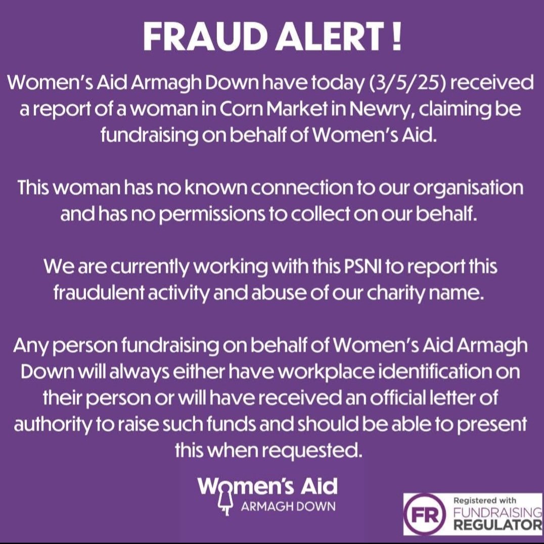 We are always extremely grateful for the support of our communities, from fundraising for and with us to supporting the many who fundraise on our behalf. So when someone takes advantage of the generosity of others and does so using our name, we will not stand by and do nothing.