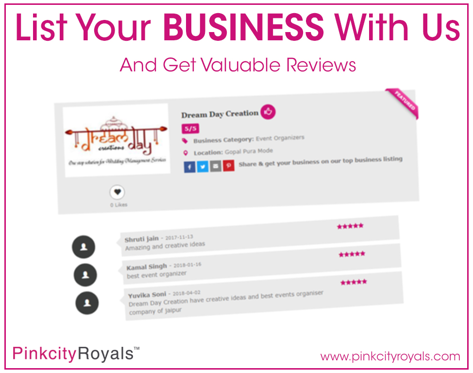 Pinkcityroyals's tweet image. 📢 List Your BUSINESS With Us!
Boost visibility and get valuable reviews with Pinkcity Royals.

📞 9649904990 | 🌐 pinkcityroyals.com

#PinkcityRoyals #GrowYourBusiness #JaipurBusiness
