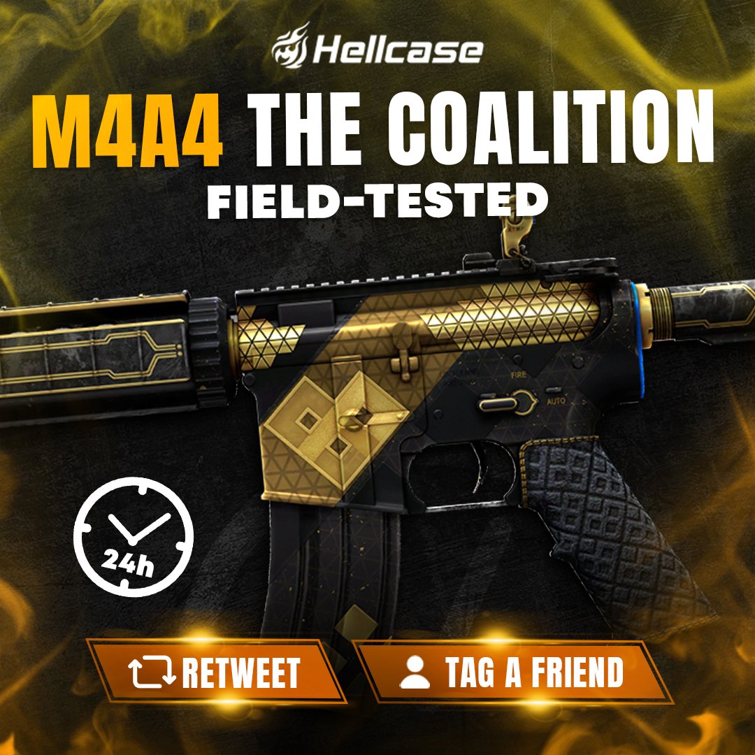 🎁 FAST GIVEAWAY 🏁

👇 Tag Your Best Friend &amp; Like
🚀 Follow us
👥 Join us on WhatsApp - whatsapp.com/channel/0029Va…
🔥 Retweet this post
😎 The winner of the previous giveaway is <a href="/TuraaG_1337/">Ettesaf Turag</a>

#hellcase #csgo #cs2 #csgoskin #csgoskins #csgoskinsgiveaway #csgocases #csgocase