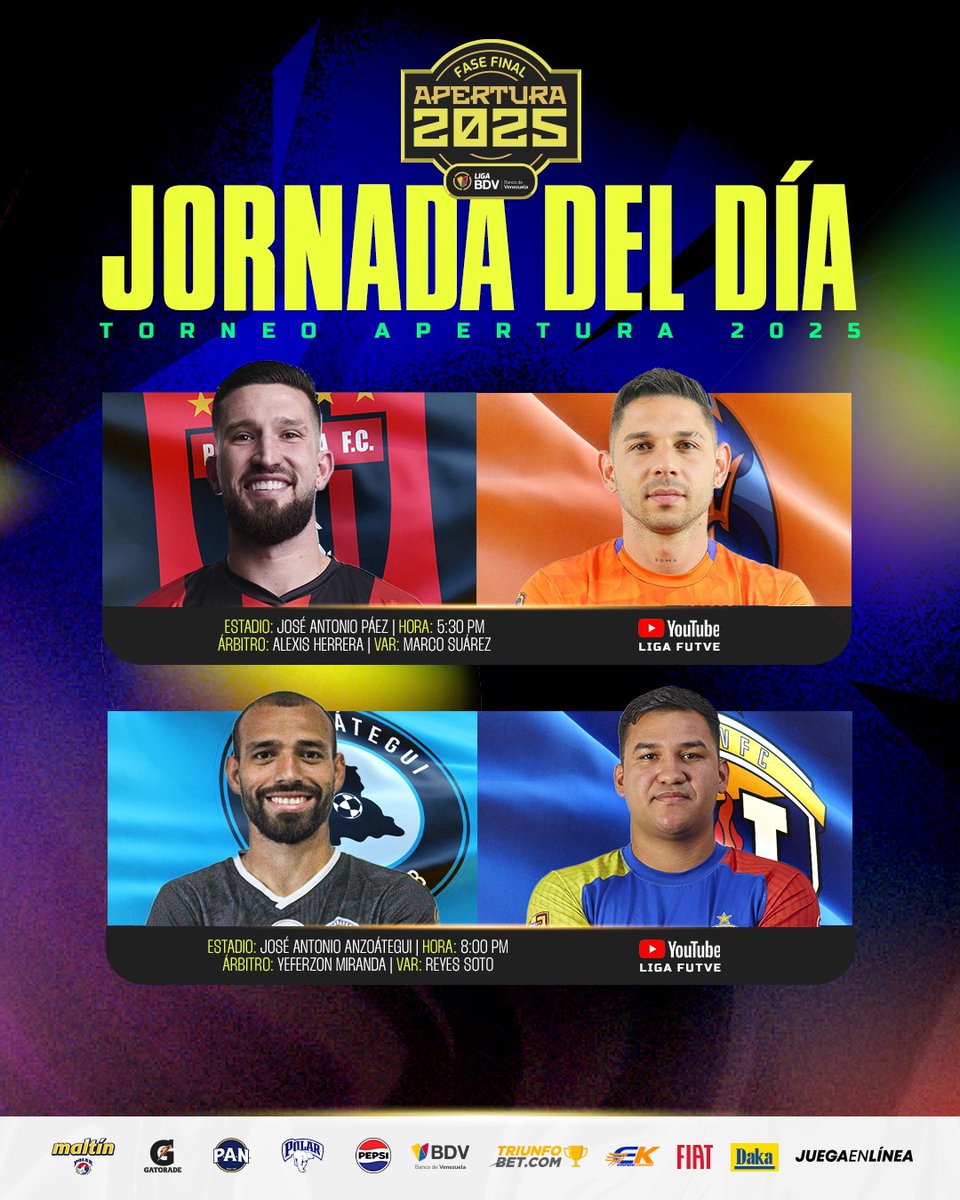 ☄️ • ¡Doble acción en el Cuadrangular A! 

😎 • ¿Quién se llevará la victoria hoy? 

#LigaBancoDeVenezuela