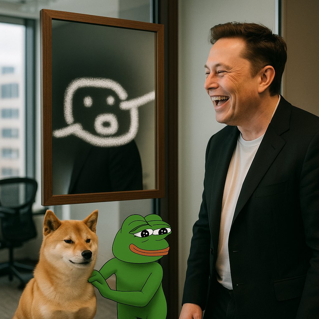 no_paradoxx's tweet photo. just caught @elonmusk laughing at $GORK in the mirror
bro knows what's cookin he ain't laughin with us, he laughin cuz he’s early
#GorkAI https://t.co/Bh2FBB0AY8