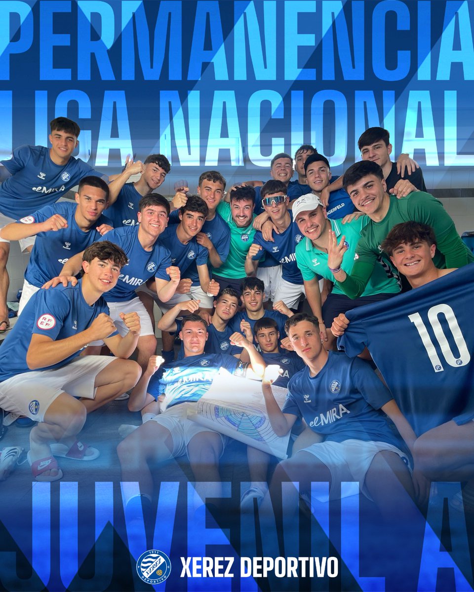💙🤍 ¡Somos de 𝐋𝐢𝐠𝐚 𝐍𝐚𝐜𝐢𝐨𝐧𝐚𝐥!

✅ El #XDFCJuvenilA logra el objetivo de la permanencia y se mantiene en la categoría de plata del fútbol juvenil.

#CanteraXDFC