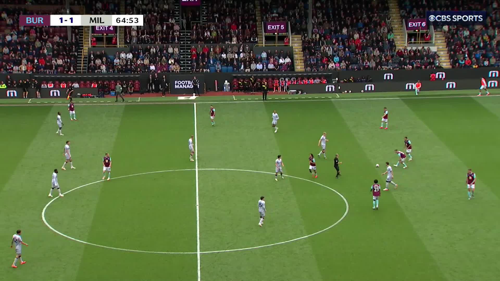 A composed finish from Jaidon Anthony puts Burnley ahead 💥