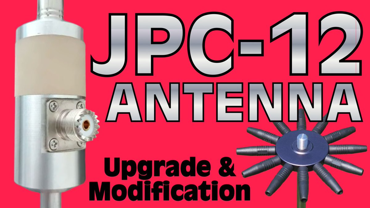Upgrading and Modifying my JPC-12 Antenna youtu.be/z9DtAoJuds0?si… via <a href="/YouTube/">YouTube</a> #hamradio #hamradioantenna #portablehamradio