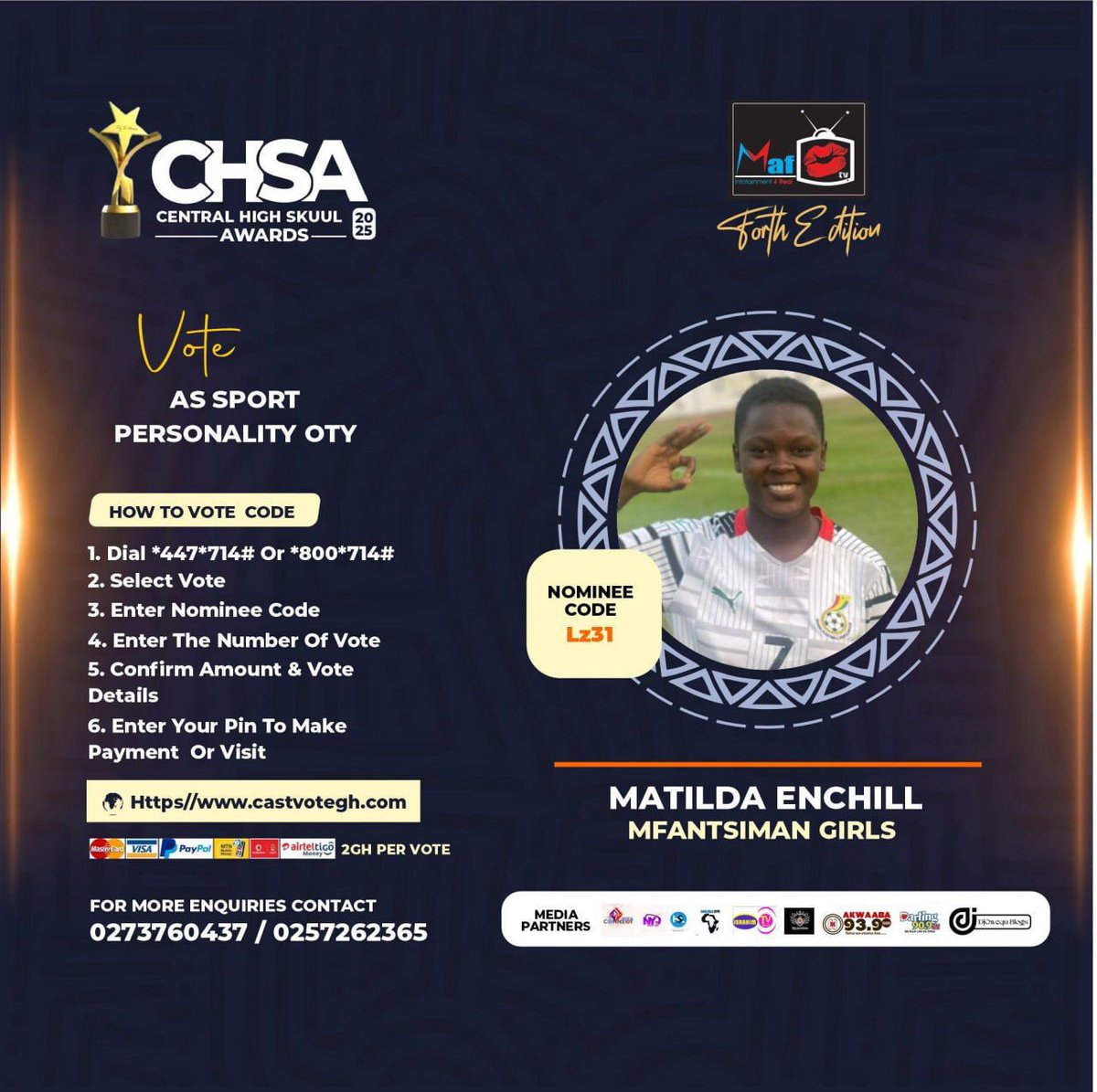 Our Rising Star ⭐️ needs our support. 

Let’s all vote for her.