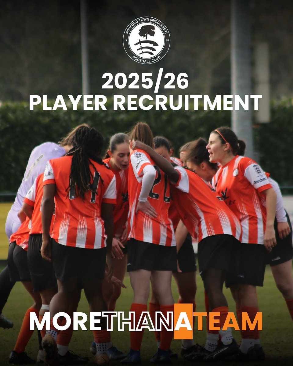 AshfordTownWFC's tweet image. 𝗕𝗲 𝗽𝗮𝗿𝘁 𝗼𝗳 𝗼𝘂𝗿 𝗻𝗲𝘄 𝗲𝗿𝗮!
We are recruiting for 2025/26
😍 Brand new 3G pitch
⚽️ UEFA coaches
🎥 Veo footage & analysis
🩻 Professional physio
🧢 7 players representing @middxfa in 24/25
Register your interest👇
#MoreThanATeam
atwfc.fillout.com/t/4J4WuUScXBus