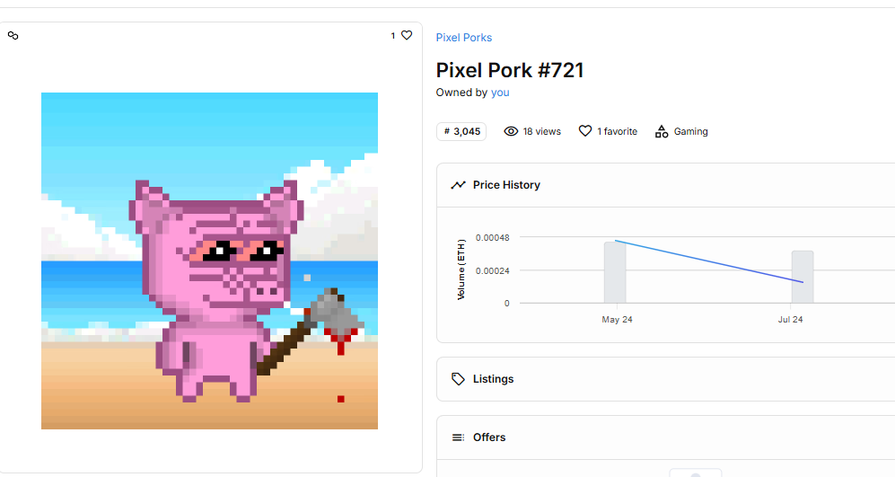 HeadHunter.ron $TRIBAL $RON $PIXEL (@headhunterpals) on Twitter photo The hunt is over! Huge thanks to <a href="/iMisumiko/">Misumiko.ron | TEK | KIND</a> for making this trade possible. I know how much this pork NFT meant to you, so I’ll do my best to take good care of it. I’m now the proud owner of Pixel Pork #721! Oink 🐷 The hunt is over! Huge thanks to <a href="/iMisumiko/">Misumiko.ron | TEK | KIND</a> for making this trade possible. I know how much this pork NFT meant to you, so I’ll do my best to take good care of it. I’m now the proud owner of Pixel Pork #721! Oink 🐷