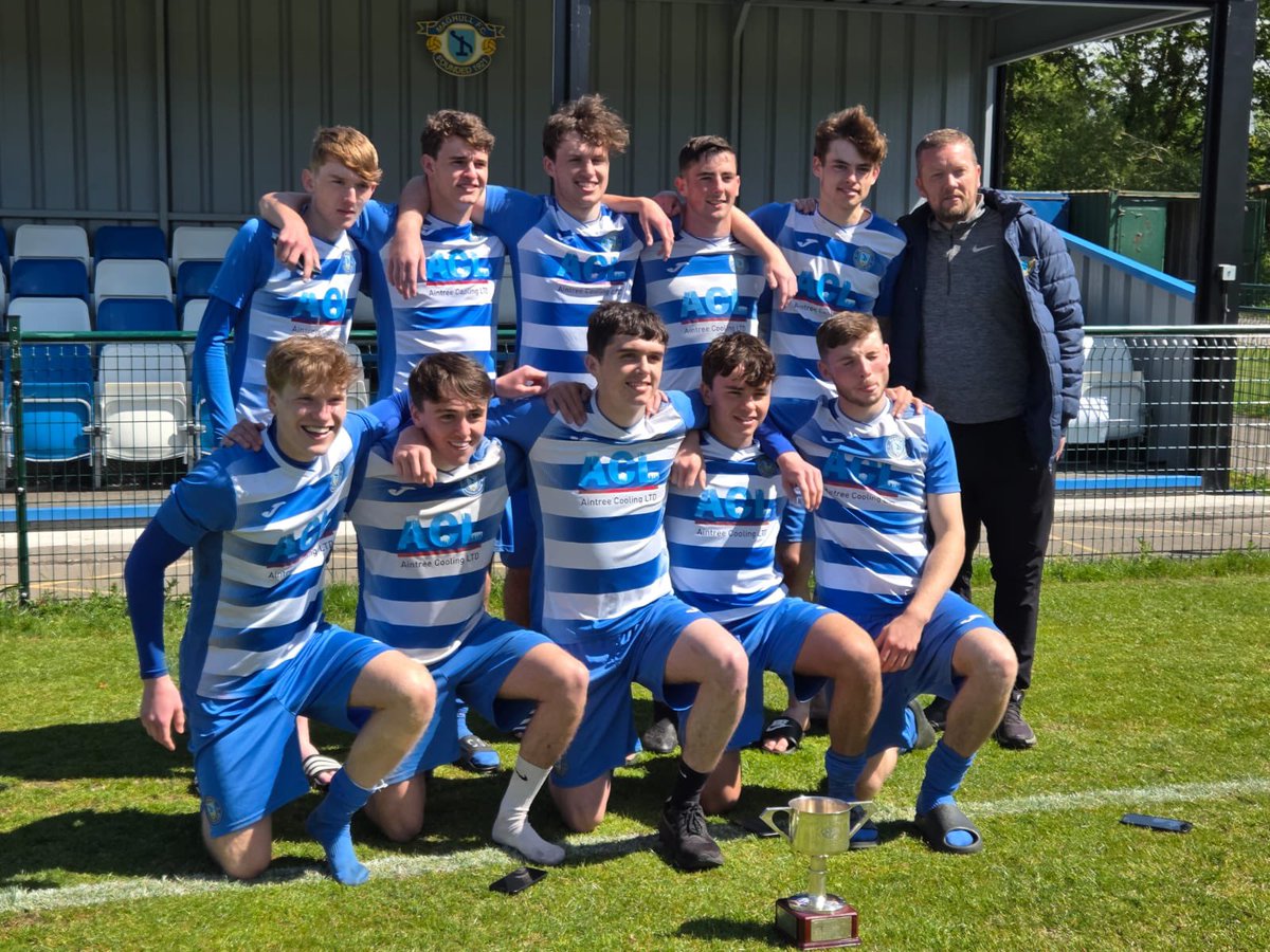 Had to wait… but here it is! 🏆 West Cheshire u18s Champions 🏆