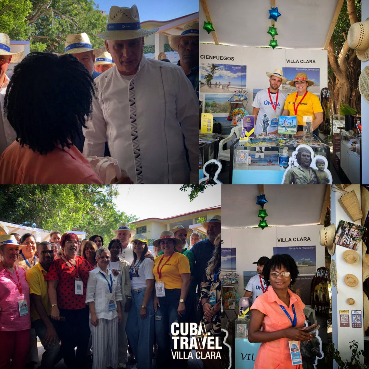 El día de ayer estuvo marcado por la visita del presidente de Cuba, Miguel Díaz-Canel Bermúdez, en el estand de Villa Clara en #FITCuba2025.
Jornada de intercambios mostrando lo mejor de nuestro destino.
.
.
#CubaÚnica
#CubaUnica
#Cuba
#CubaTravel