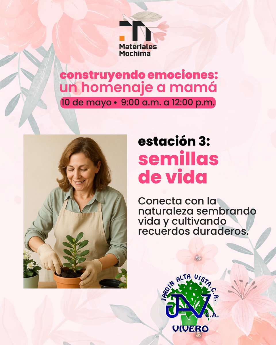 🩷Este Día de las Madres, le regalamos a mamá una mañana llena de emociones y creatividad en nuestro evento especial: Construyendo Emociones: Un Homenaje a
Mamá ¡Elige la que más te guste!🩷

💝¡Te esperamos este sábado 10 de mayo, de 9 am a 12 pm en nuestra tienda de Unare 1!💝