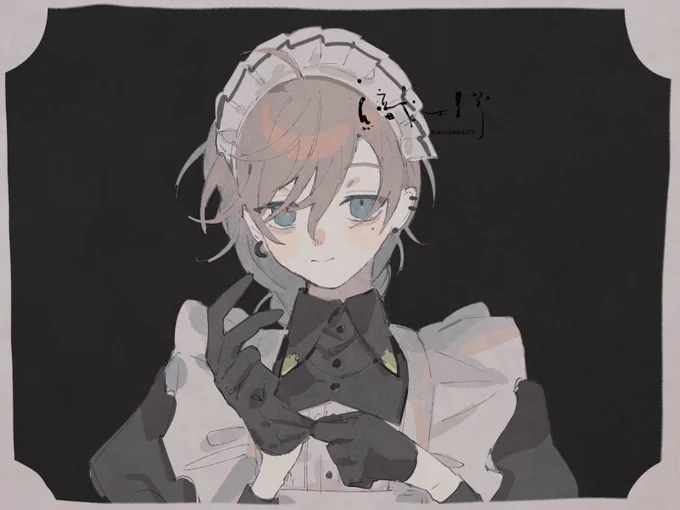 #密かな絵 集団幻覚により命が危ない ※女装 