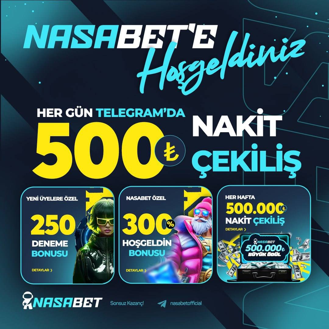 💵50 KİŞİYE 50 FREESPIN  ÇEKİLİŞİ BAŞLADI ! 

💵SON İŞLEM MİNİMUM 100TL YATIRIM OLMALIDIR.

ŞARTLAR

RT YAP - BEĞEN #Nasabet TAGI İLE KULLANICI ADINI YORUM OLARAK YAZ ETKİNLİĞE KATIL