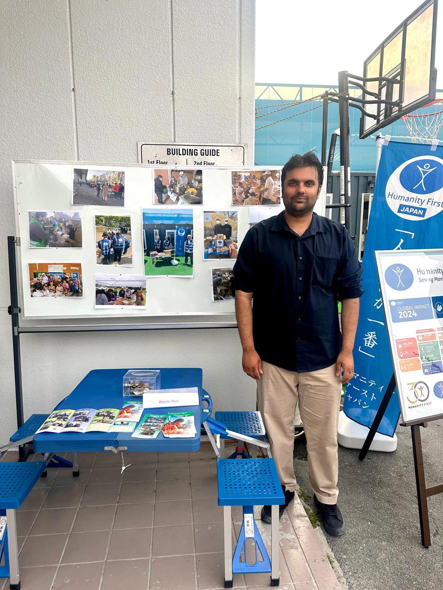 HFI1995's tweet photo. Exhibition and fundraising for @JPHumanityFirst at the local Jalsa event in #Japan https://t.co/k1PVR8fIJF