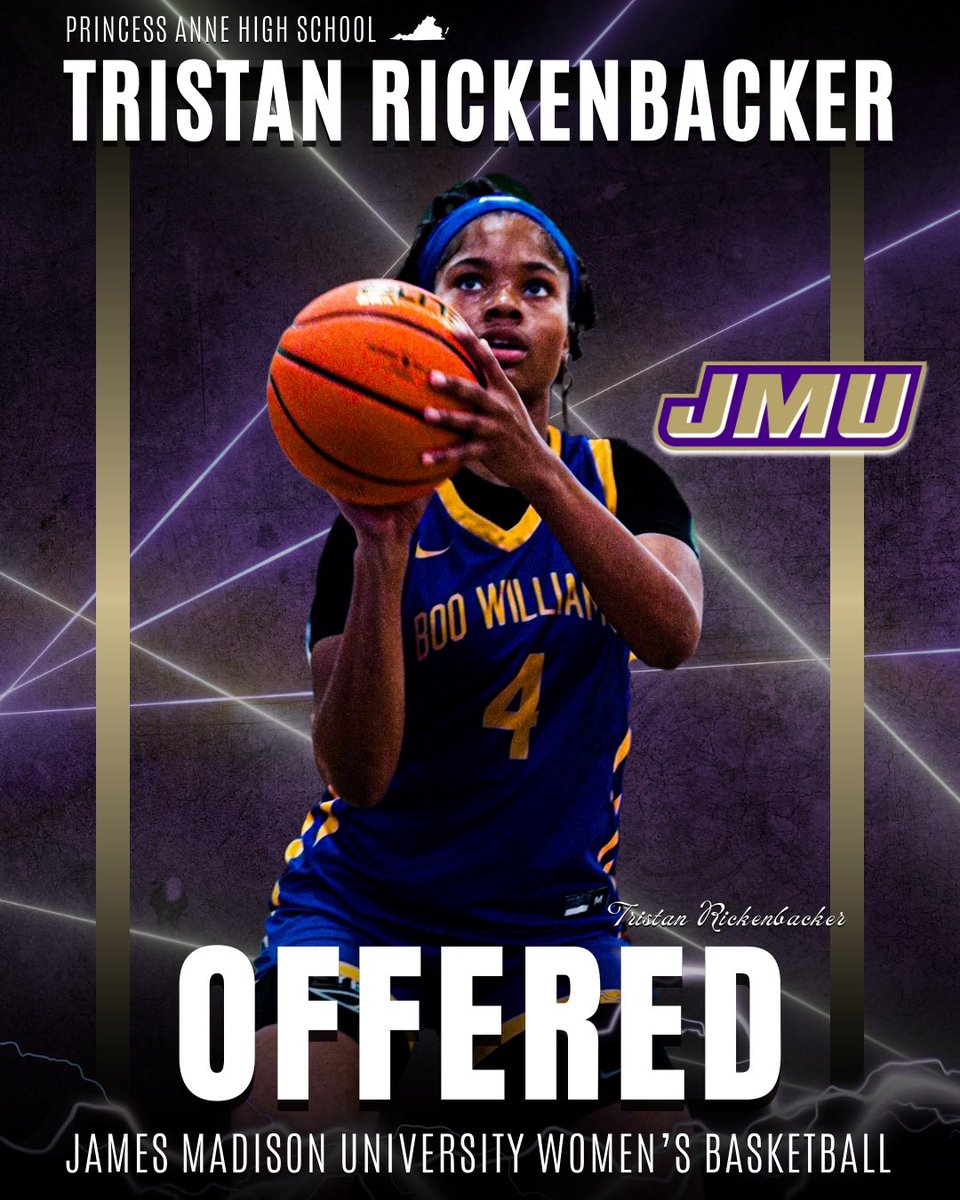 tristan rickenbacker (@tristan20261) on Twitter photo After a great conversation with the coaching staff. I am blessed to receive and offer from <a href="/JMUWBasketball/">JMU Women's Basketball</a> After a great conversation with the coaching staff. I am blessed to receive and offer from <a href="/JMUWBasketball/">JMU Women's Basketball</a>