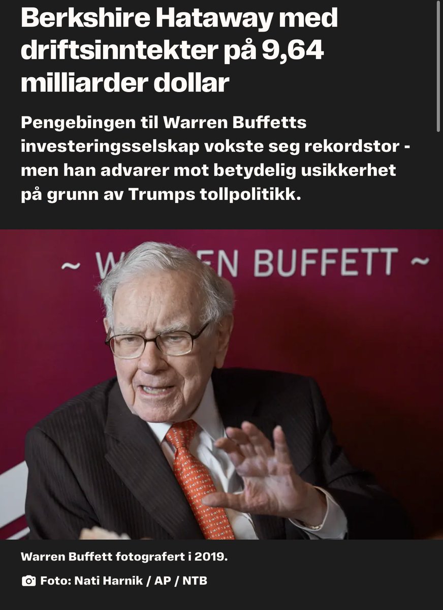 Mads Johannesen (@nordnetmads) on Twitter photo Denne helgen er stor for oss som er interessert i finans. <a href="/WarrenBuffett/">Warren Buffett</a> har sin egen samling i Omaha hvor han sitter og svarer og øser av kunnskap til sine tilhørere. I den forbindelse anbefaler jeg utenrikskorrespondent <a href="/berg_bernt/">Bernt Berg-Nielsen</a> som er i Omaha denne helgen. I tillegg skal Denne helgen er stor for oss som er interessert i finans. <a href="/WarrenBuffett/">Warren Buffett</a> har sin egen samling i Omaha hvor han sitter og svarer og øser av kunnskap til sine tilhørere. I den forbindelse anbefaler jeg utenrikskorrespondent <a href="/berg_bernt/">Bernt Berg-Nielsen</a> som er i Omaha denne helgen. I tillegg skal