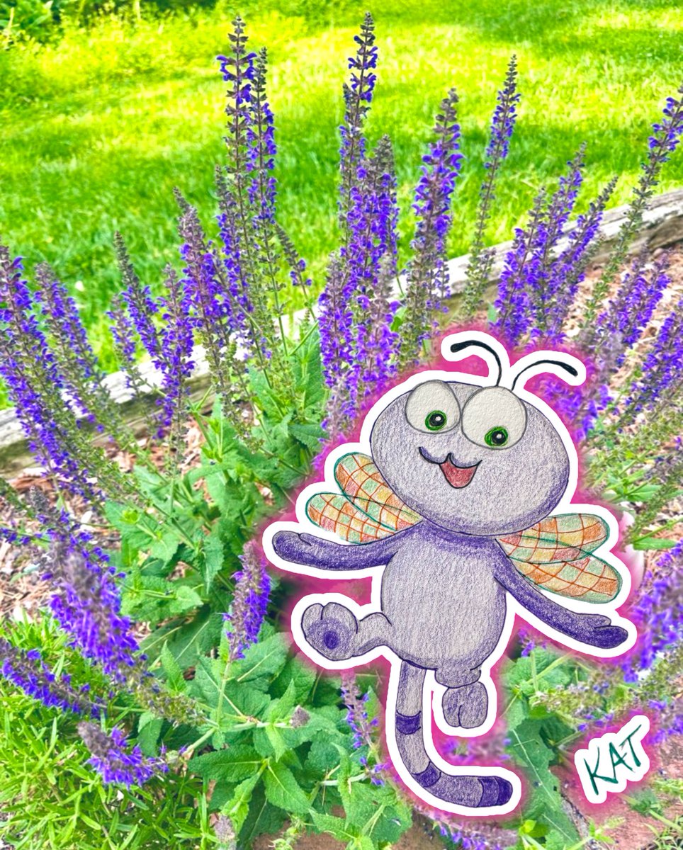 GM 💜
Found a Dedicated Dragonfly in our garden 🪴 this morning!! 

FAN ART <a href="/veefriends/">VeeFriends</a> 💓🫶
Endless Possibilities #vibescheck