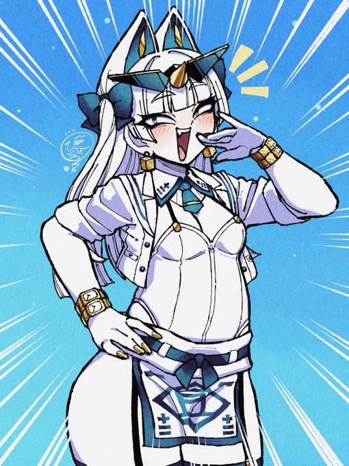 マメナリさんの本来の頭身バランスでちゃんとしたカラー絵がなかったので、先日の金水着の素体に衣服を着せてみた。 