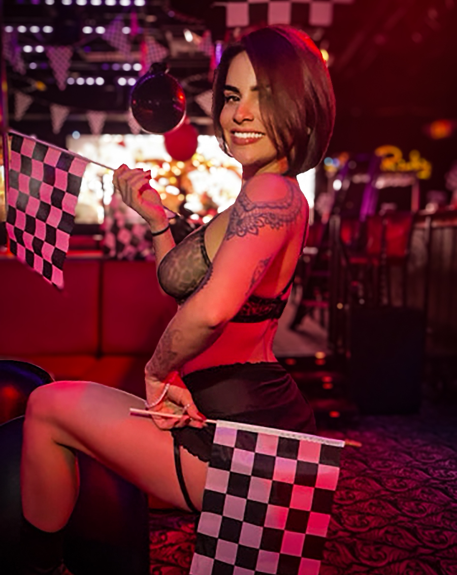 scarlettcabaret's tweet photo. Qualifying for chaos. Take a lap around Scarlett’s after the race. 🏁💄  #FormulaOneMiami  #RaceWeek #FormulaCar #ScarlettsMiami #PartyAfterHours https://t.co/534oo1uGRa