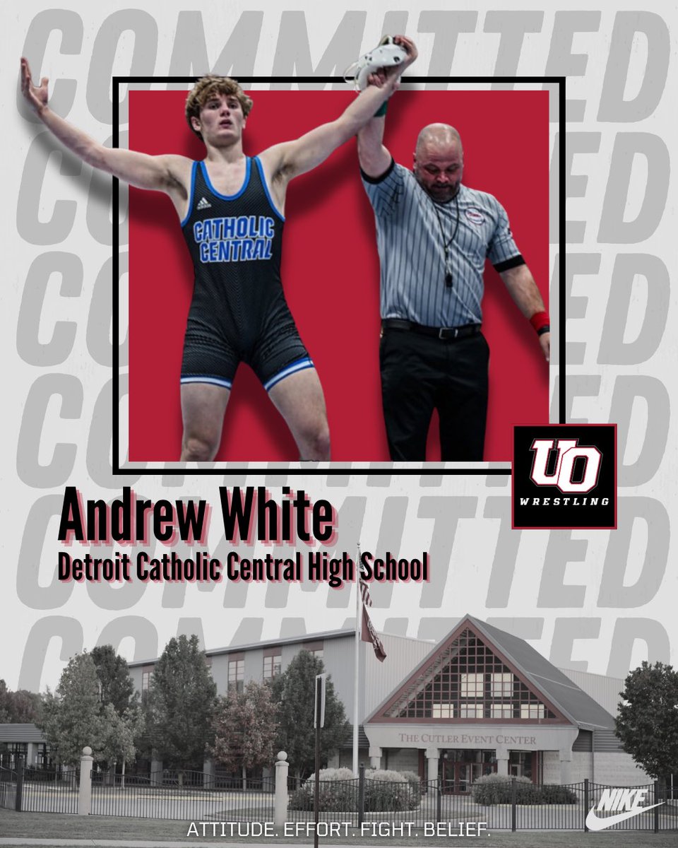Andrew White is the son of James and Teresa White. He proudly wrestled out of Detroit Catholic Central for Coach Mitch Hancock and was a 2x state qualifier bringing home All-State honors once. Andrew plans on studying computer science.